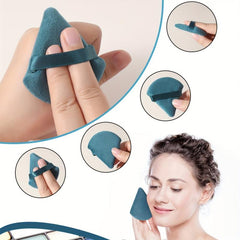 10PCS Triangle Powder Puff Face Makeup For Loose Powder Foundation Wet Dry Tool