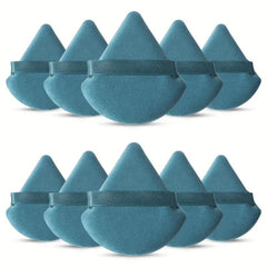 10PCS Triangle Powder Puff Face Makeup For Loose Powder Foundation Wet Dry Tool