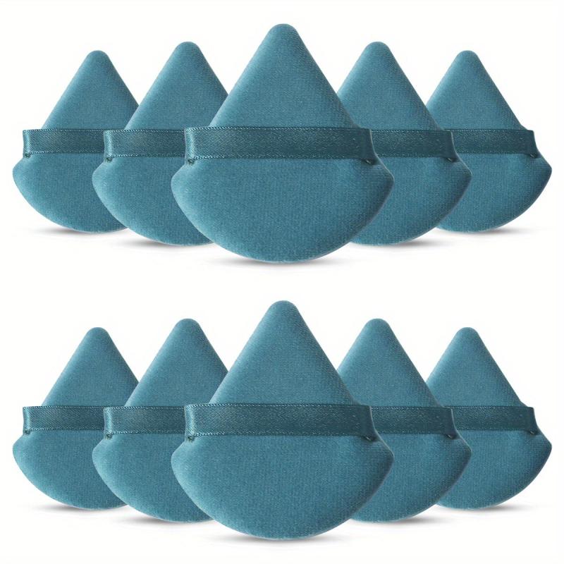 10PCS Triangle Powder Puff Face Makeup For Loose Powder Foundation Wet Dry Tool