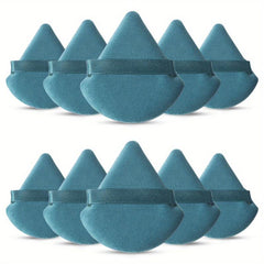 10PCS Triangle Powder Puff Face Makeup For Loose Powder Foundation Wet Dry Tool