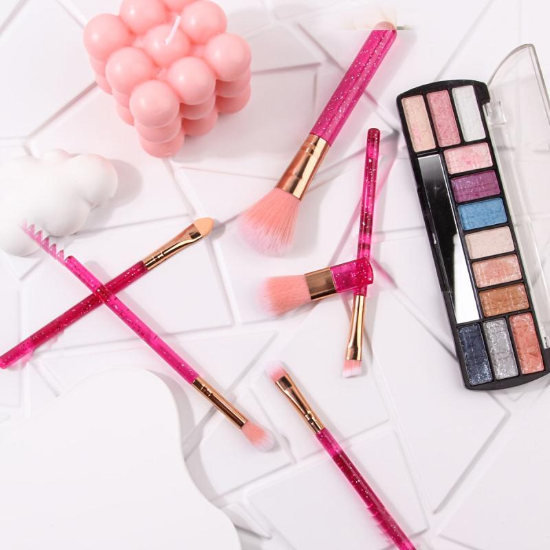 7pcs Makeup Brushes Set Foundation Powder Eyeshadow Lip Brush