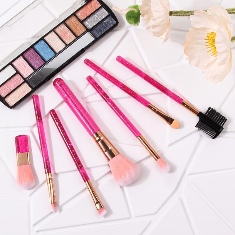 7pcs Makeup Brushes Set Foundation Powder Eyeshadow Lip Brush