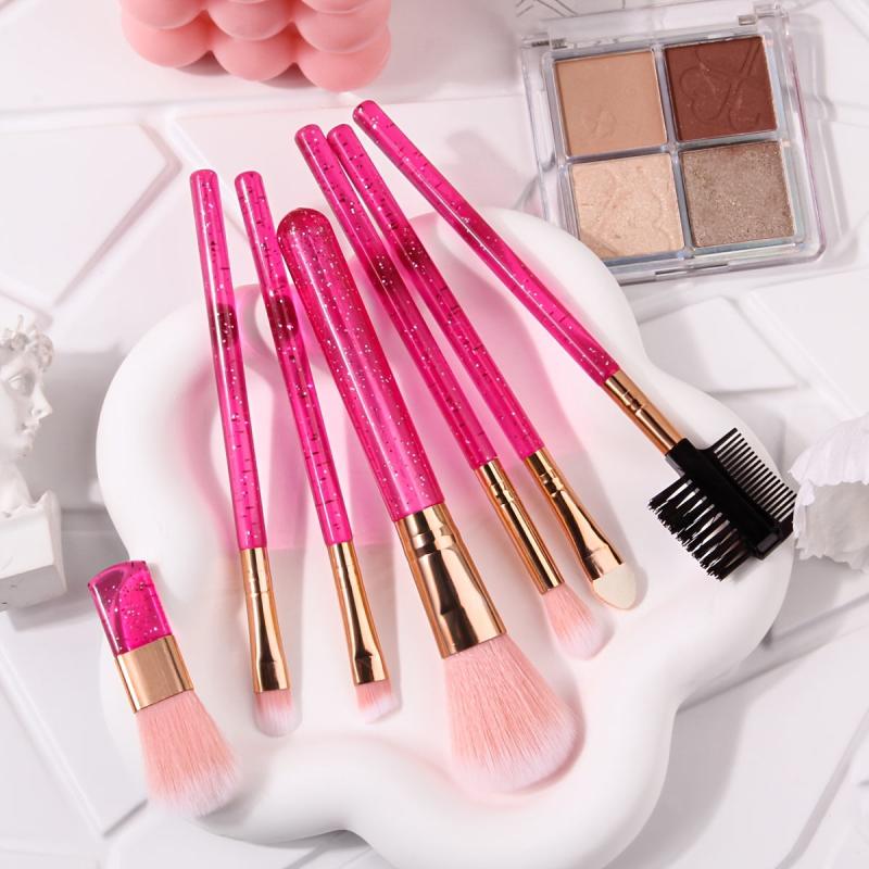 7pcs Makeup Brushes Set Foundation Powder Eyeshadow Lip Brush
