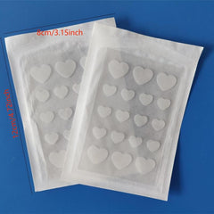 36pcs Acne Pimple Patches Hydrocolloid Heart & Stars Shape Stickers