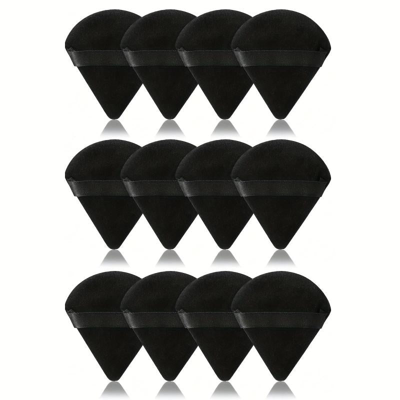 12PCS Triangle Powder Puff Face Cosmetic Makeup Puff For Loose Powder