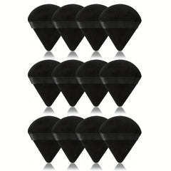 12PCS Triangle Powder Puff Face Cosmetic Makeup Puff For Loose Powder