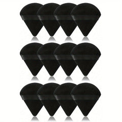 12PCS Triangle Powder Puff Face Cosmetic Makeup Puff For Loose Powder
