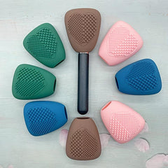 Silicone Makeup Brush Cover Organizer Case for Storage Protect Makeup Bag