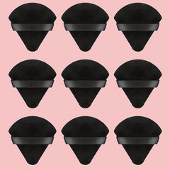 9 Soft Triangle Makeup Puffs for Face Body Foundation Loose Powder