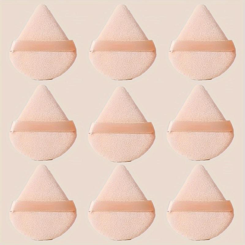 9 Soft Triangle Makeup Puffs for Face Body Foundation Loose Powder