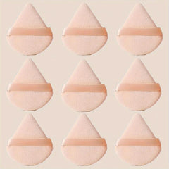 9 Soft Triangle Makeup Puffs for Face Body Foundation Loose Powder