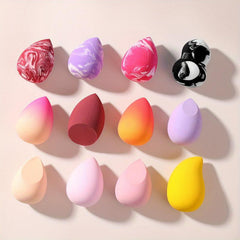 12 Pcs Makeup Sponge Set Beauty Makeup Puff For Makeup Beginner