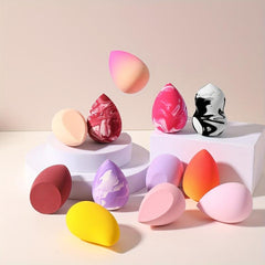 12 Pcs Makeup Sponge Set Beauty Makeup Puff For Makeup Beginner