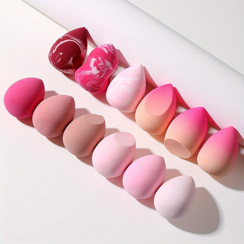 12 Pcs Makeup Sponge Set Beauty Makeup Puff For Makeup Beginner