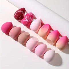 12 Pcs Makeup Sponge Set Beauty Makeup Puff For Makeup Beginner