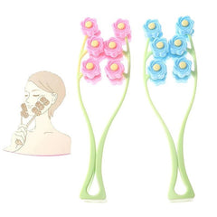 Floral Facial Massager Roller for Smooth Skin