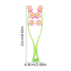 Floral Facial Massager Roller for Smooth Skin