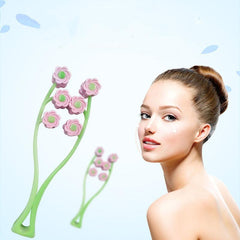 Floral Facial Massager Roller for Smooth Skin