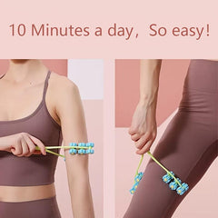 Floral Facial Massager Roller for Smooth Skin