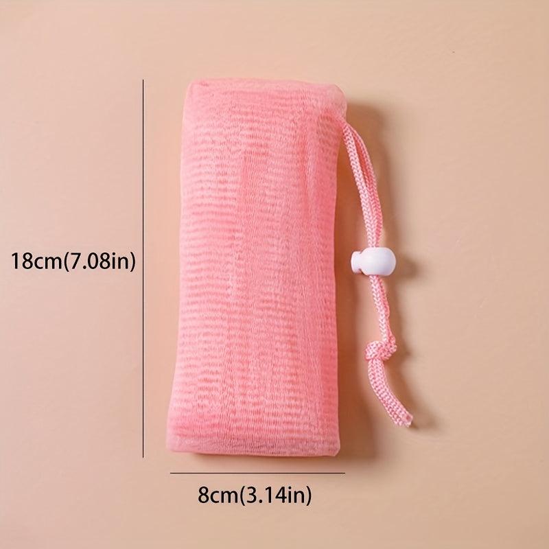 2pcs Exfoliating Mesh Soap Pouch for Shower Body