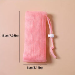 2pcs Exfoliating Mesh Soap Pouch for Shower Body