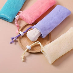 2pcs Exfoliating Mesh Soap Pouch for Shower Body