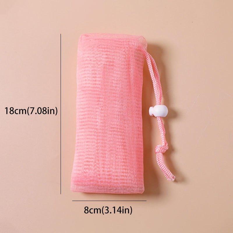 2pcs Exfoliating Mesh Soap Pouch for Shower Body