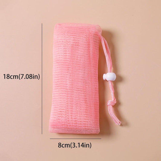 2pcs Exfoliating Mesh Soap Pouch for Shower Body