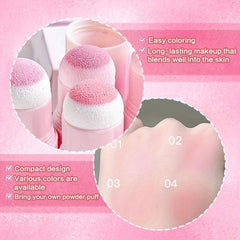 Four-color Blush Stick Low Saturated Matte Blush Powder 6g
