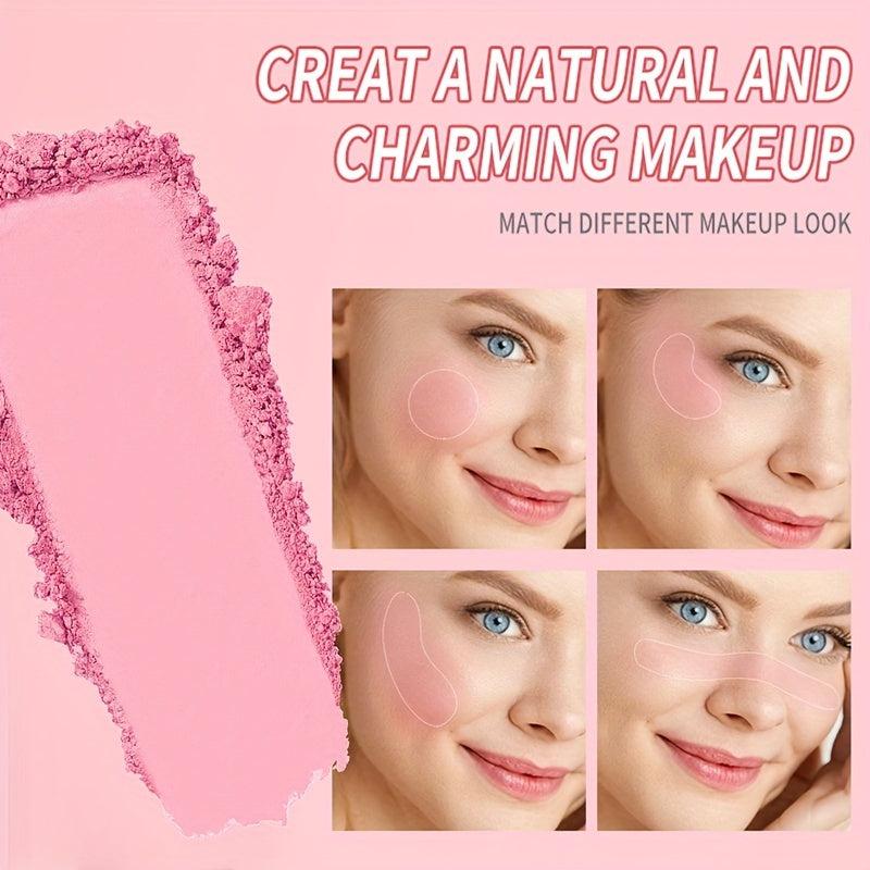 Four-color Blush Stick Low Saturated Matte Blush Powder 6g
