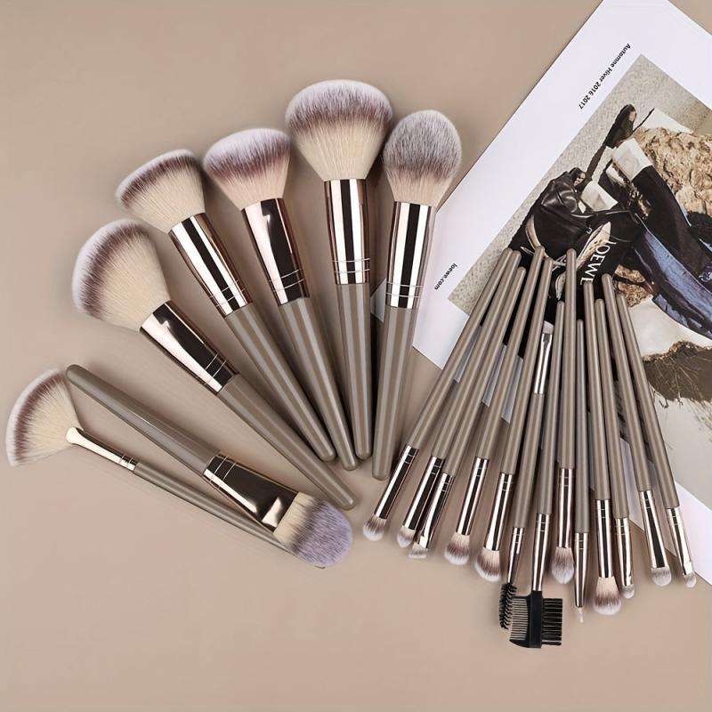 10pcs 20pcs Makeup Brushes Set Bag Foundation Eyebrow Eyeshadow Cosmetic Tool