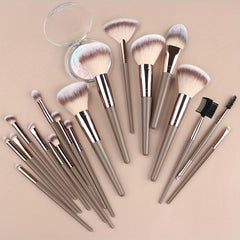 10pcs 20pcs Makeup Brushes Set Bag Foundation Eyebrow Eyeshadow Cosmetic Tool