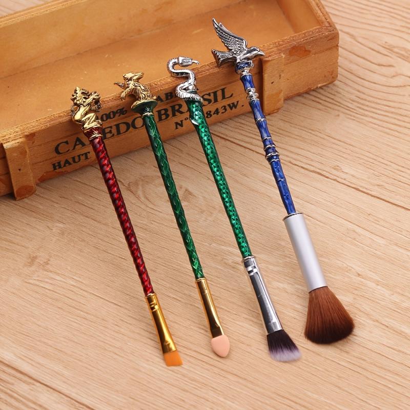 5-Piece Makeup Brush Set for Foundation Blush Eyeshadow