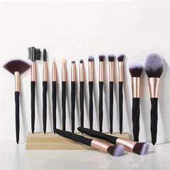 15PCS Pro Makeup Brushes Set Foundation Powder Eyeshadow Concealer