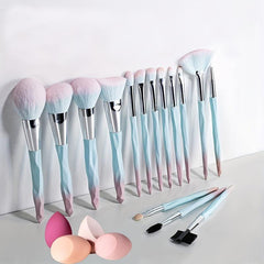 15PCS Pro Makeup Brushes Set Foundation Powder Eyeshadow Concealer