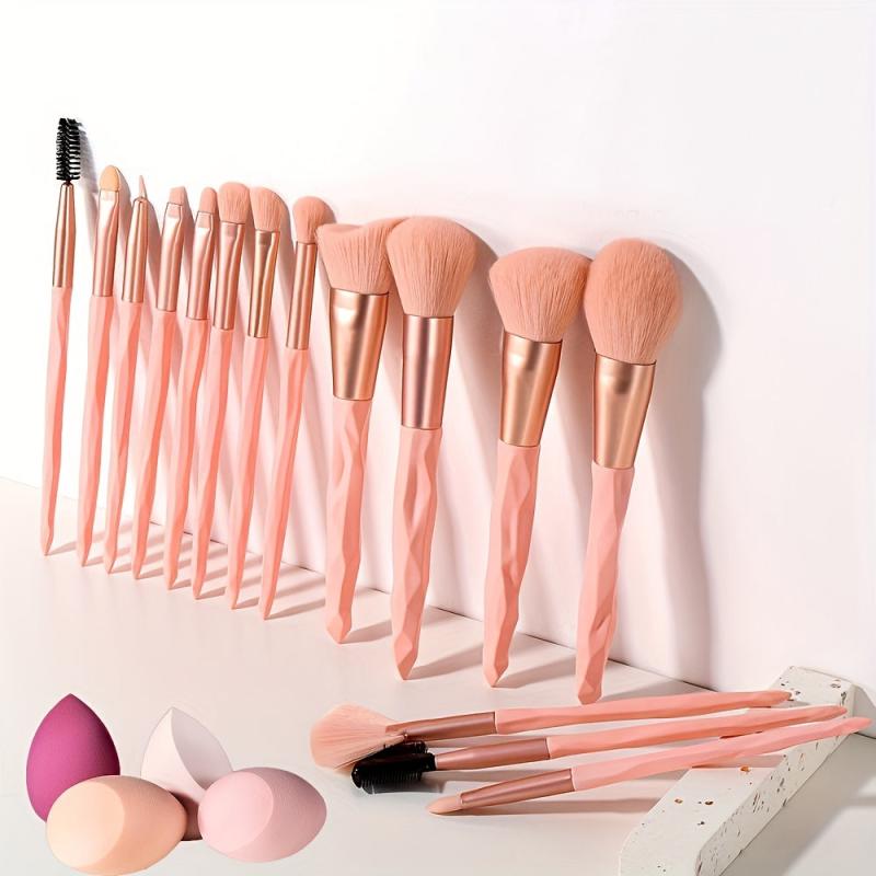 15PCS Pro Makeup Brushes Set Foundation Powder Eyeshadow Concealer