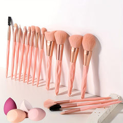 15PCS Pro Makeup Brushes Set Foundation Powder Eyeshadow Concealer