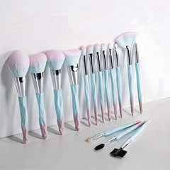 15PCS Pro Makeup Brushes Set Foundation Powder Eyeshadow Concealer