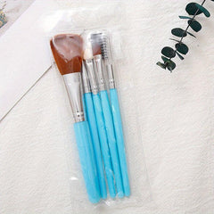 5Pcs Makeup Brushes Set Professional Cosmetic Tool Foundation Powder Blush
