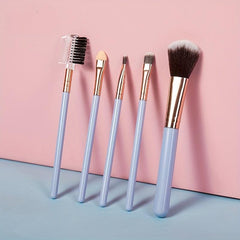 5Pcs Makeup Brushes Set Professional Cosmetic Tool Foundation Powder Blush