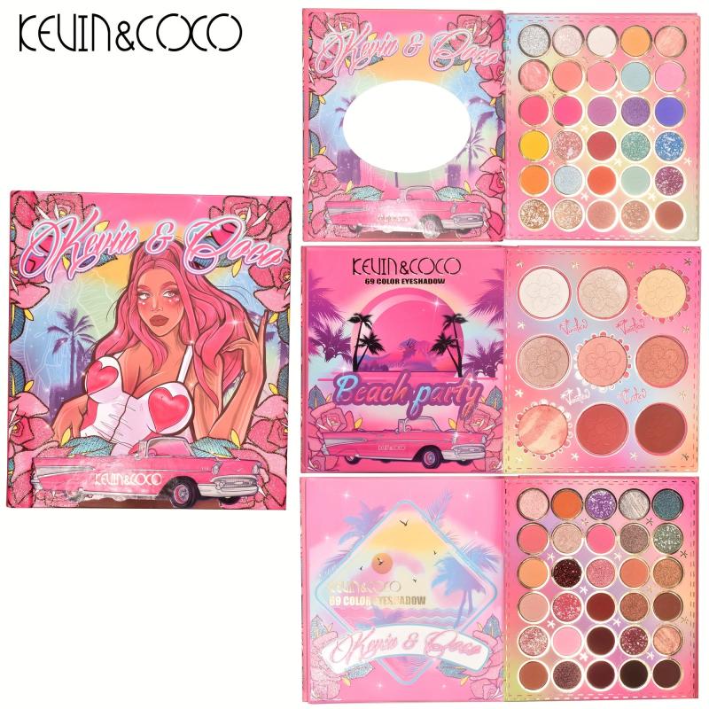 69 Eyeshadow Palette Three Layers Pearly Matte