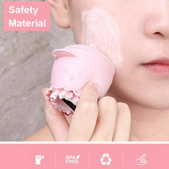 Silicone Face Cleansing Brush Pore Cleaner Exfoliator