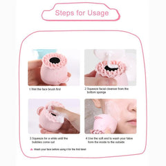 Silicone Face Cleansing Brush Pore Cleaner Exfoliator