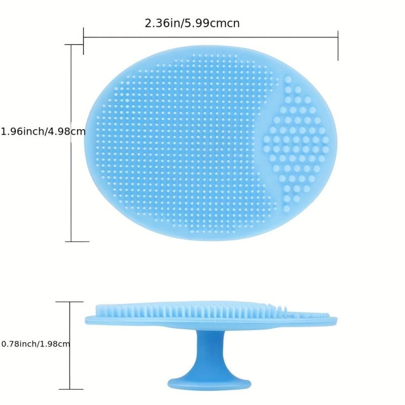 3 Pcs Silicone Facial Cleansing Brush Exfoliator