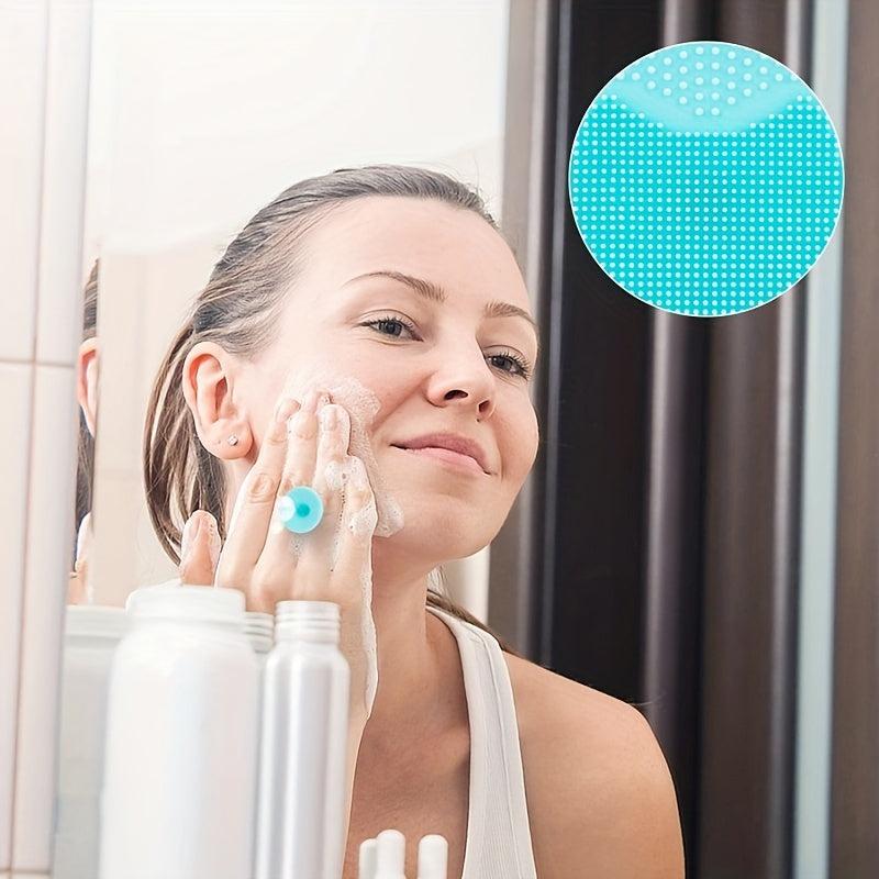 3 Pcs Silicone Facial Cleansing Brush Exfoliator