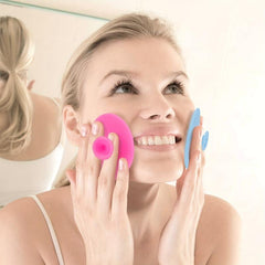 3 Pcs Silicone Facial Cleansing Brush Exfoliator