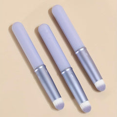 3pcs Round Head Lipstick Brushes With Cover Lip Brush Make up Artist Special