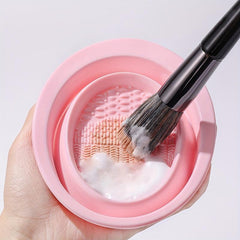 3pcs Silicone Makeup Brush Cleaning Set