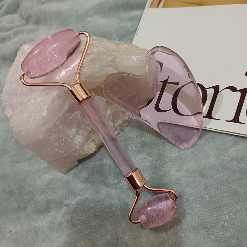 Jade Roller & Gua Sha Set for Skincare