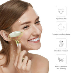 Jade Roller & Gua Sha Set for Skincare
